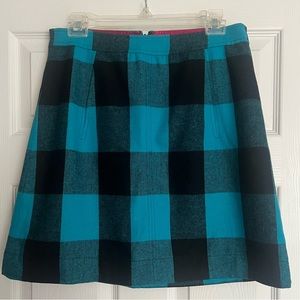 Fun Buffalo Checked Skirt, Size 6